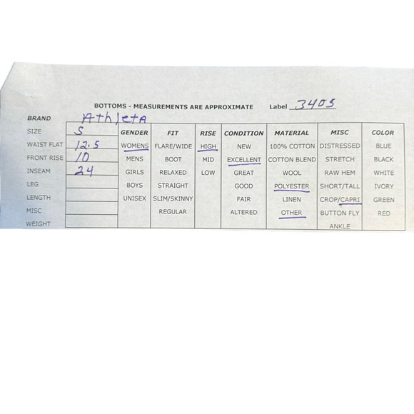 Athleta Leggings Pants Women's S Multicolor Mid Rise Stretch Pull On - Picture 8 of 11